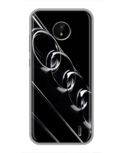 Чохол для Nokia C20 з картинкою «Audi — абстрактні кільця»
