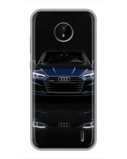 Чохол для Nokia C20 з картинкою «Audi — нічне відображення»
