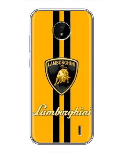 Чехол для Nokia C20 с картинкой «Lamborghini Stripe желтый» Чехол для Nokia C20 с картинкой «Lamborghini Stripe желтый»