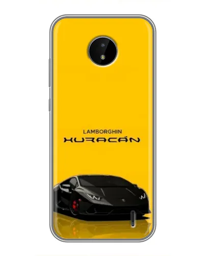 Чехол для Nokia C20 с картинкой «Lamborghini Huracan черный» Чехол для Nokia C20 с картинкой «Lamborghini Huracan черный»