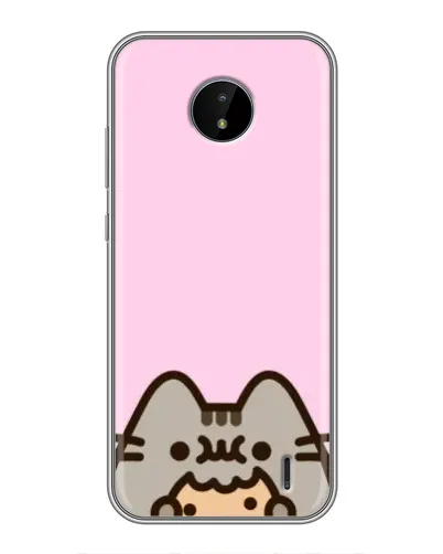 Чехол для Nokia C20 с картинкой «Pusheen и печенье» Чехол для Nokia C20 с картинкой «Pusheen и печенье»