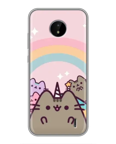 Чехол для Nokia C20 с картинкой «Единорог Pusheen» Чехол для Nokia C20 с картинкой «Единорог Pusheen»