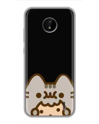 Чехол для Nokia C20 с картинкой «Пушин на черном» Чехол для Nokia C20 с картинкой «Пушин на черном»