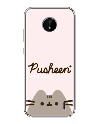 Чехол для Nokia C20 с картинкой «Pusheen логотип» Чехол для Nokia C20 с картинкой «Pusheen логотип»