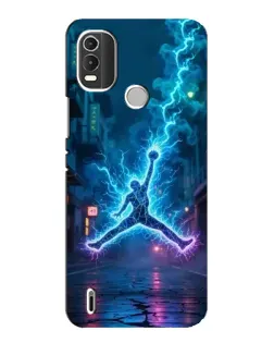 Чехол для Nokia C21 Plus с картинкой «Jordan Gold Jumpman» Чехол для Nokia C21 Plus с картинкой «Jordan Gold Jumpman»