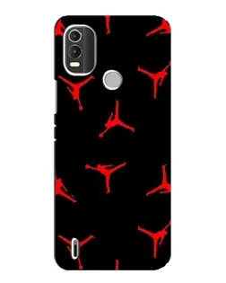 Чехол для Nokia C21 Plus с картинкой «Jordan Red Pattern» Чехол для Nokia C21 Plus с картинкой «Jordan Red Pattern»
