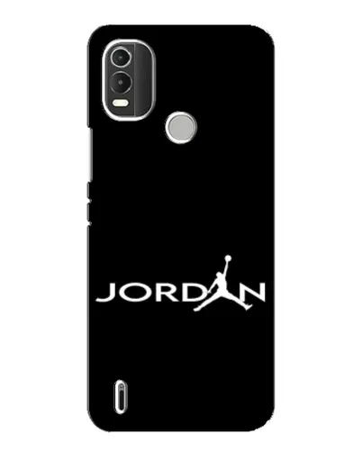 Чехол для Nokia C21 Plus с картинкой «Jordan White Logo»