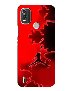 Чехол для Nokia C21 Plus с картинкой «Jordan Red Smoke» Чехол для Nokia C21 Plus с картинкой «Jordan Red Smoke»