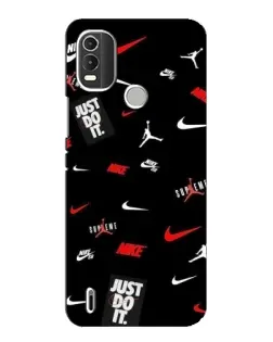 Чехол для Nokia C21 Plus с картинкой «Nike Mix Pattern» Чехол для Nokia C21 Plus с картинкой «Nike Mix Pattern»