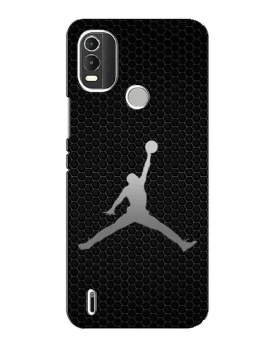 Чехол для Nokia C21 Plus с картинкой «Jordan Dark Carbon»
