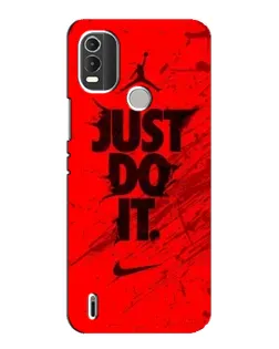 Чехол для Nokia C21 Plus с картинкой «Nike Just Do It» Чехол для Nokia C21 Plus с картинкой «Nike Just Do It»
