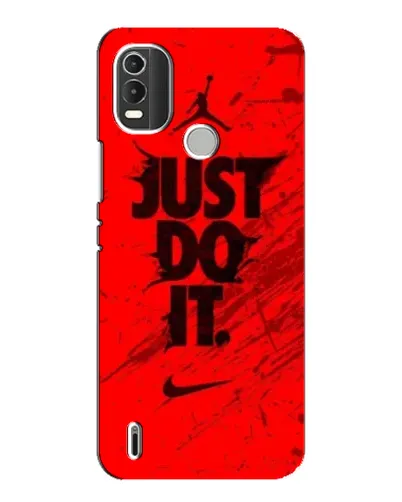 Чехол для Nokia C21 Plus с картинкой «Nike Just Do It»