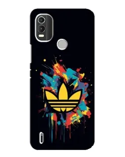 Чехол для Nokia C21 Plus с картинкой «Adidas Splash»