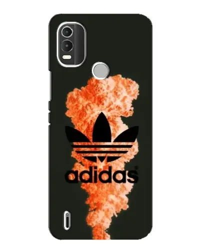 Чехол для Nokia C21 Plus с картинкой «Оранжевый дым Adidas» Чехол для Nokia C21 Plus с картинкой «Оранжевый дым Adidas»