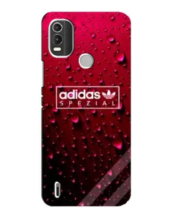 Чехол для Nokia C21 Plus с картинкой «Adidas Gold Marble»
