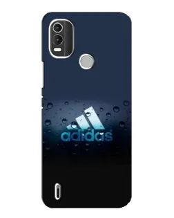 Чехол для Nokia C21 Plus с картинкой «Adidas Water Drops»