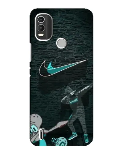 Чехол для Nokia C21 Plus с картинкой «Спортивный арт Nike»
