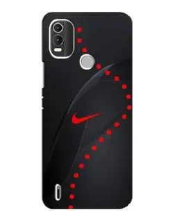 Чехол для Nokia C21 Plus с картинкой «Абстрактный дизайн Nike»
