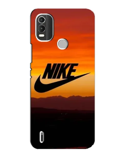 Чехол для Nokia C21 Plus с картинкой «Nike — вечерний горизонт»