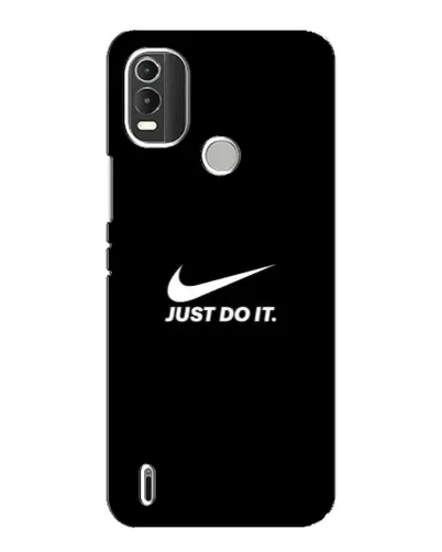 Чехол для Nokia C21 Plus с картинкой «Минимализм от Nike»