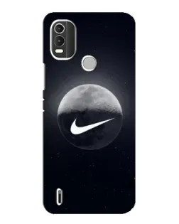 Чехол для Nokia C21 Plus с картинкой «Nike в стиле граффити»