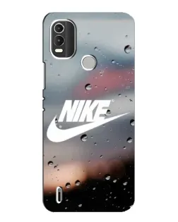 Чехол для Nokia C21 Plus с картинкой «Nike в стиле ретро»