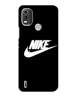 Чехол для Nokia C21 Plus с картинкой «Мазки краски Nike»