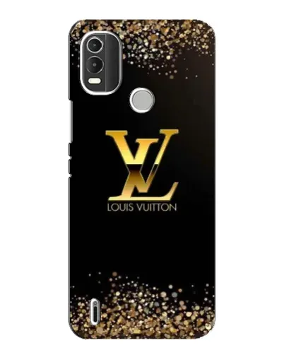 Чехол для Nokia C21 Plus с картинкой «LV — золотые искры» Чехол для Nokia C21 Plus с картинкой «LV — золотые искры»