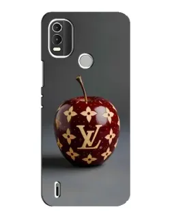 Чехол для Nokia C21 Plus с картинкой «Красное яблоко LV»