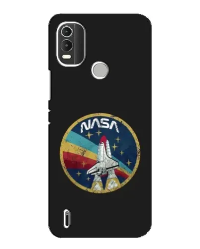 Чехол для Nokia C21 Plus с картинкой «NASA — эмблема миссии» Чехол для Nokia C21 Plus с картинкой «NASA — эмблема миссии»