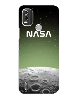 Чехол для Nokia C21 Plus с картинкой «NASA — лунный градиент»