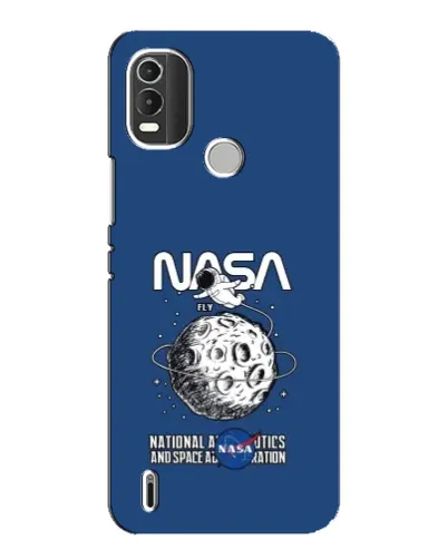 Чехол для Nokia C21 Plus с картинкой «NASA — лунная миссия» Чехол для Nokia C21 Plus с картинкой «NASA — лунная миссия»