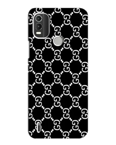 Чехол для Nokia C21 Plus с картинкой «Gucci — сетчатый паттерн»