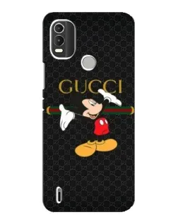 Чехол для Nokia C21 Plus с картинкой «Микки Маус Gucci»