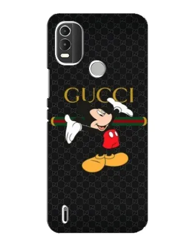 Чехол для Nokia C21 Plus с картинкой «Микки Маус Gucci»