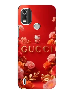 Чехол для Nokia C21 Plus с картинкой «Gucci — золотой сад»