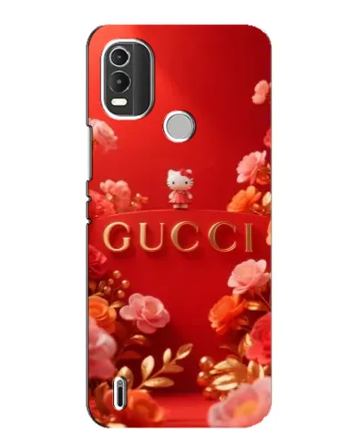 Чехол для Nokia C21 Plus с картинкой «Gucci — золотой сад»