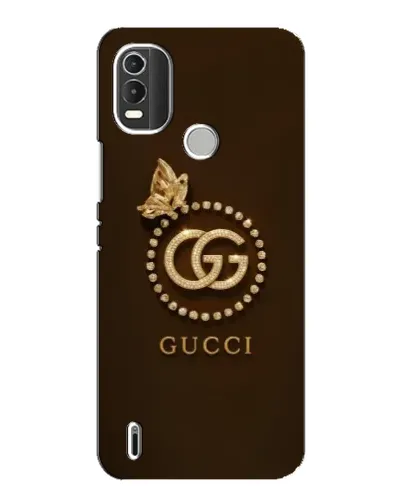 Чехол для Nokia C21 Plus с картинкой «Gucci — золотая бабочка»