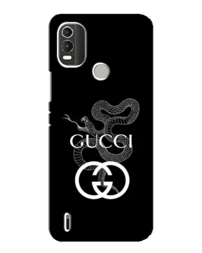 Чехол для Nokia C21 Plus с картинкой «Gucci — серебряная змея»