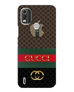 Чехол для Nokia C21 Plus с картинкой «Gucci — брендированный десерт»