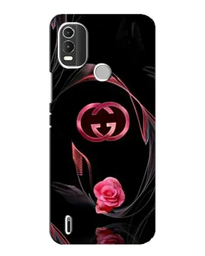 Чехол для Nokia C21 Plus с картинкой «Gucci — неоновая роза»