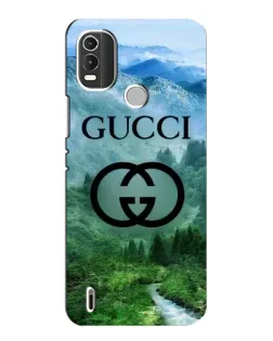 Чехол для Nokia C21 Plus с картинкой «Gucci — горный пейзаж»