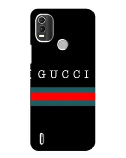 Чехол для Nokia C21 Plus с картинкой «Gucci — красный пояс»