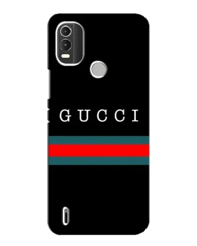 Чехол для Nokia C21 Plus с картинкой «Gucci — красный пояс»