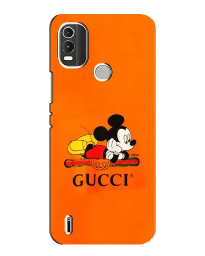 Чохол для Nokia C21 Plus з картинкою «Міккі Маус Gucci — помаранч» Чохол для Nokia C21 Plus з картинкою «Міккі Маус Gucci — помаранч»