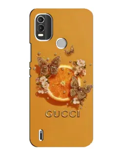 Чохол для Nokia C21 Plus з картинкою «Gucci — золоті метелики» Чохол для Nokia C21 Plus з картинкою «Gucci — золоті метелики»