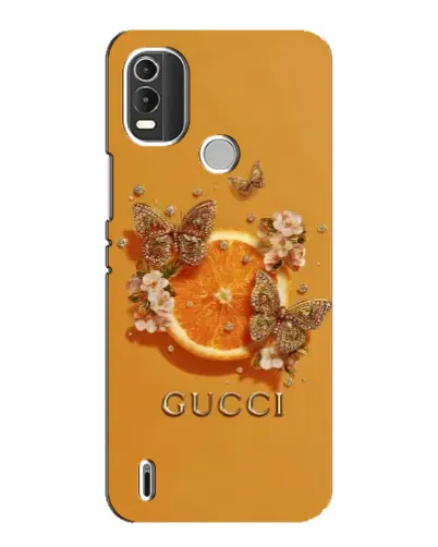 Чохол для Nokia C21 Plus з картинкою «Gucci — золоті метелики» Чохол для Nokia C21 Plus з картинкою «Gucci — золоті метелики»