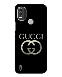 Чохол для Nokia C21 Plus з картинкою «Gucci — золото на чорному» Чохол для Nokia C21 Plus з картинкою «Gucci — золото на чорному»