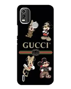 Чохол для Nokia C21 Plus з картинкою «Gucci — герої Disney та монограма» Чохол для Nokia C21 Plus з картинкою «Gucci — герої Disney та монограма»
