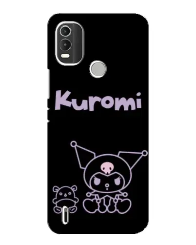 Чехол для Nokia C21 Plus с картинкой «Kuromi — черный минимализм» Чехол для Nokia C21 Plus с картинкой «Kuromi — черный минимализм»